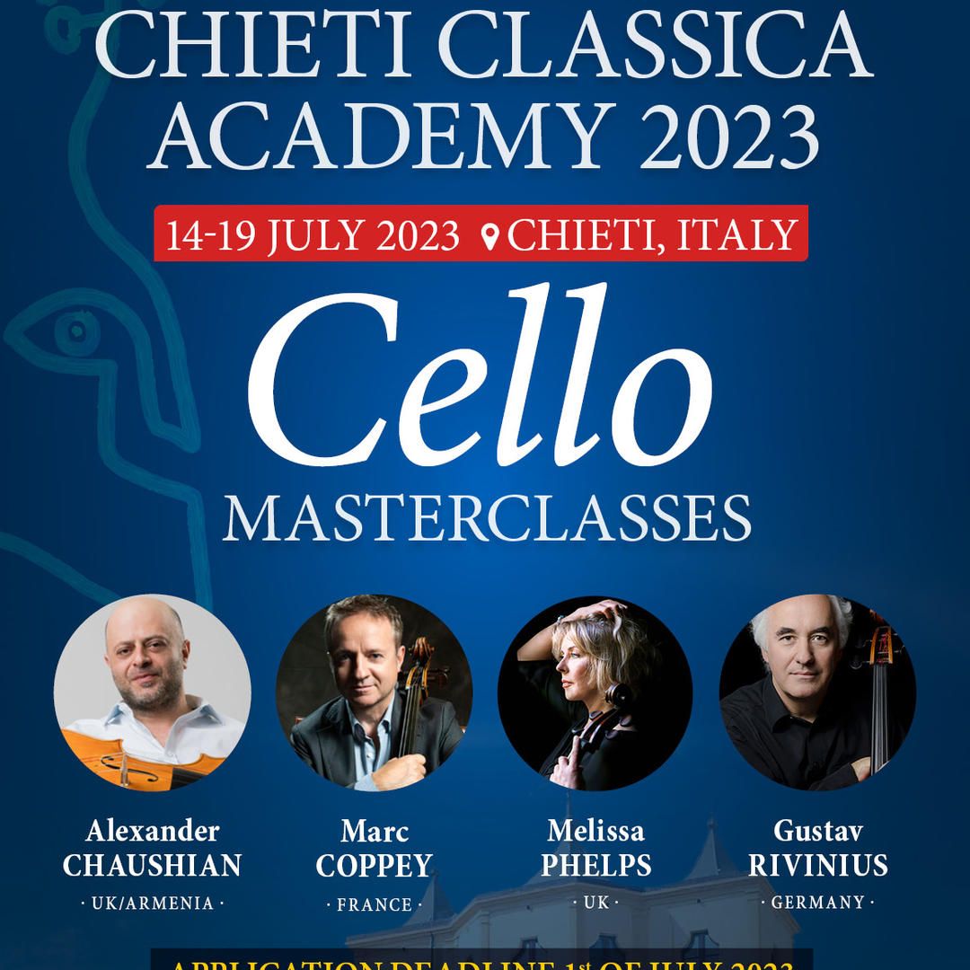 Cello Masterclasses are about to start!
