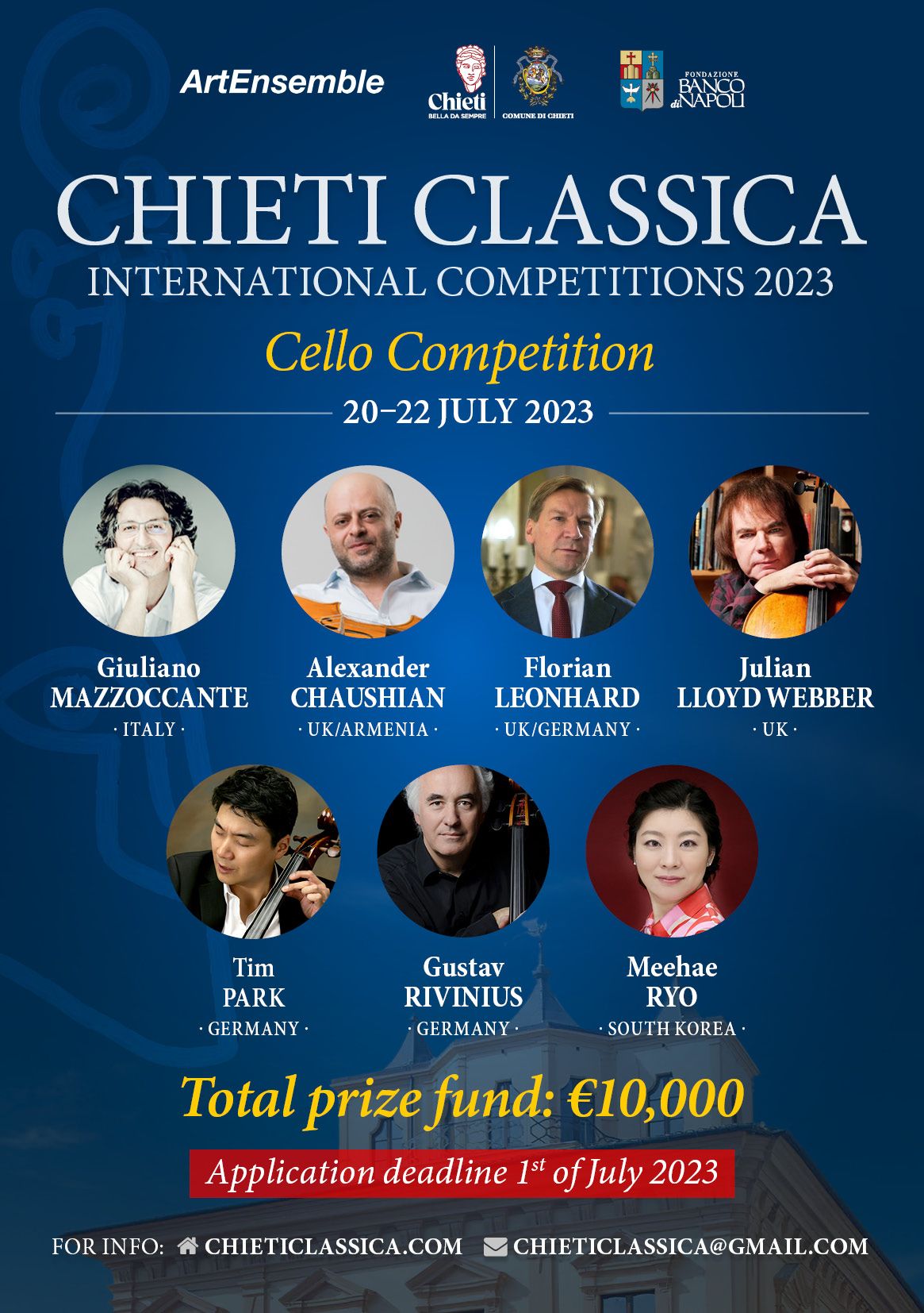 Cello Competition rolls soon, don't miss it!