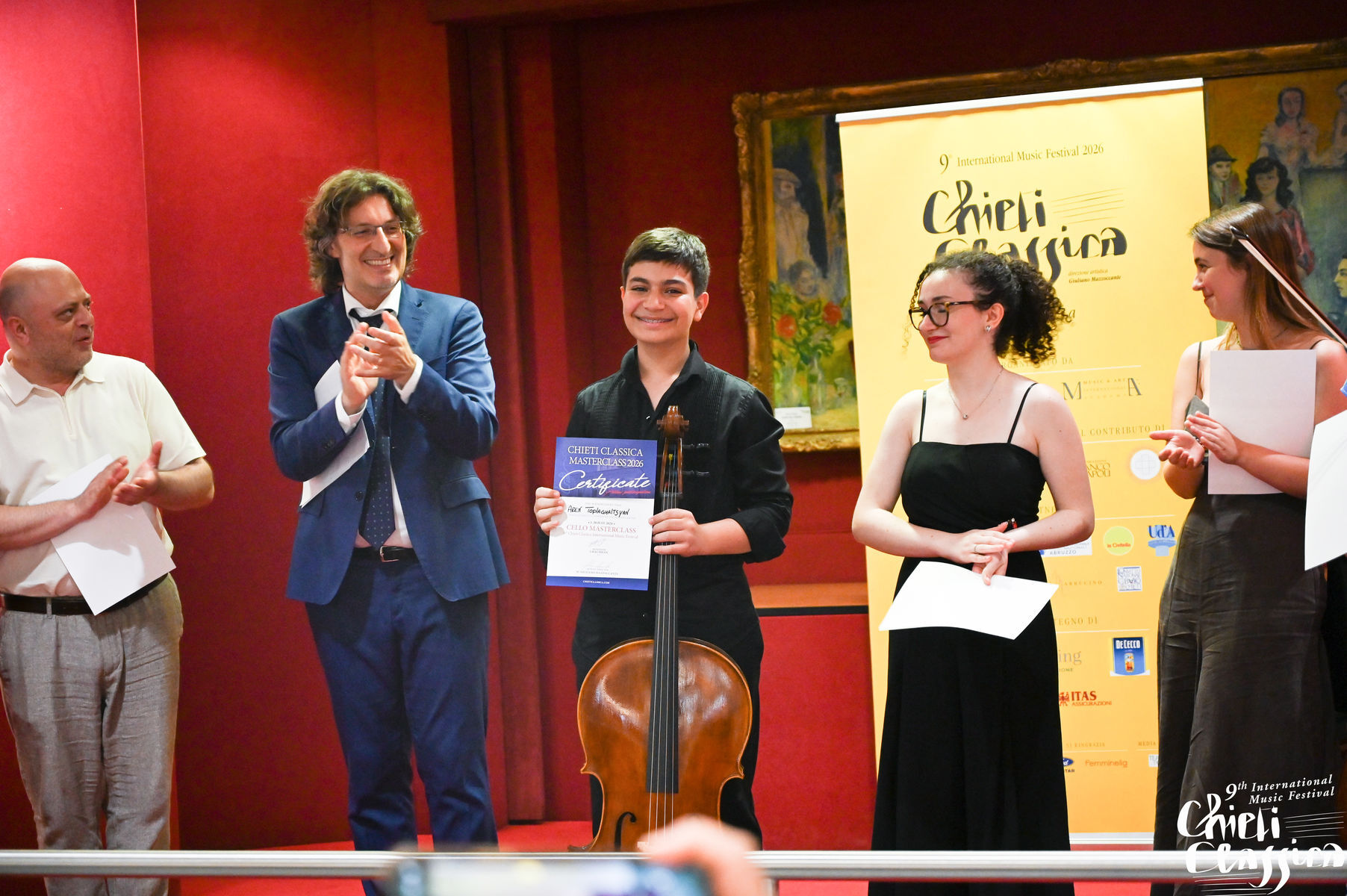 Young Cellists Shine at Chieti Classica Youth